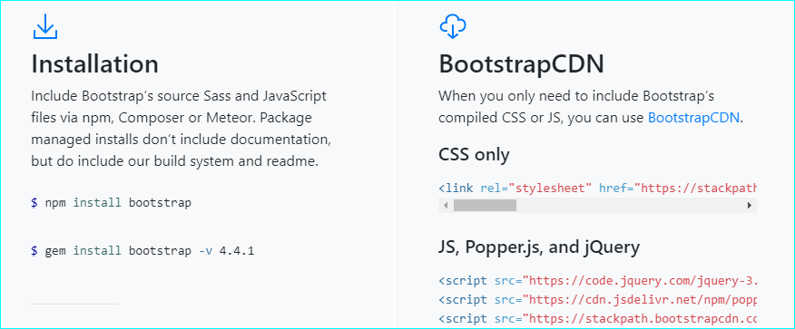 Bootstrap Navbars examples and bootstrap developers Guide