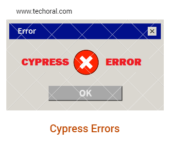 Cypress Test Automation ERRORS