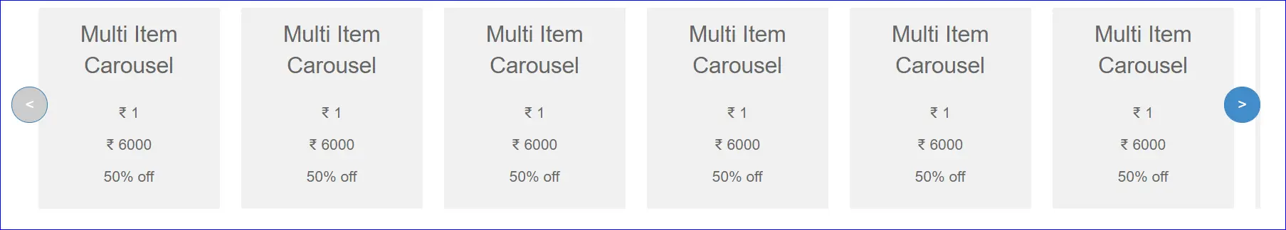 Simple Bootstrap Carousel multiiple items