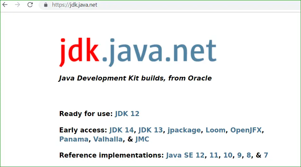 Download Ready for release OpenJDK 12