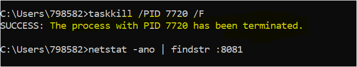 taskkill /PID 7720 /F