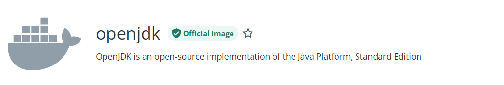 OpenJDK Docker image