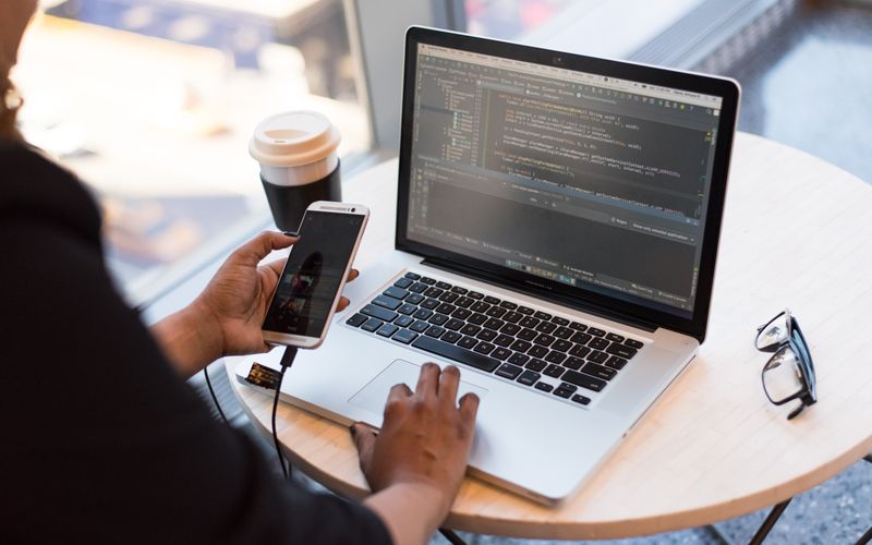 Futuristic AI Development Workspace 2026