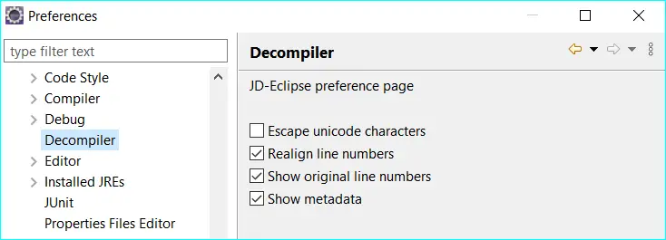 JD Decompiler Eclipse Plugin verify