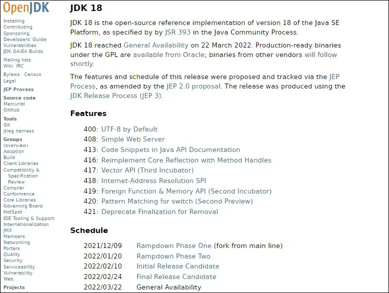 openjdk latest version